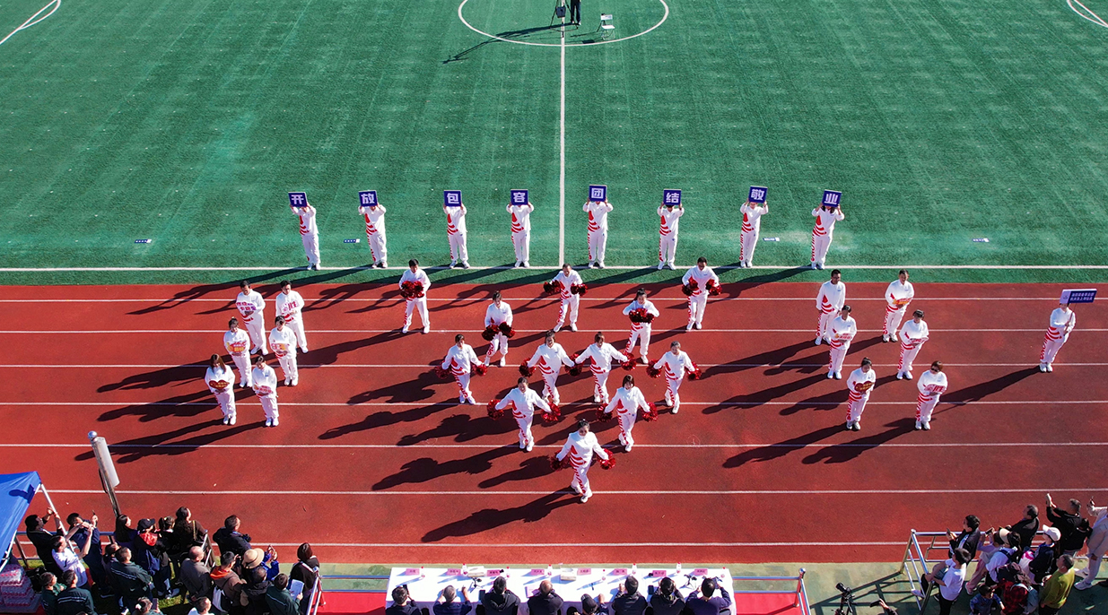Opening Ceremony Square Formation Performance of the 5th Hilong Group Sports Games in 2023